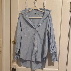 Boyfriend striped shirt